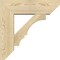 Ekena Millwork Balboa Slat Rough Sawn Bracket w/ Offset Brace, Douglas Fir, 8"W x 26"D x 26"H BKT0806X26X26BOA06RDF - alternate 4